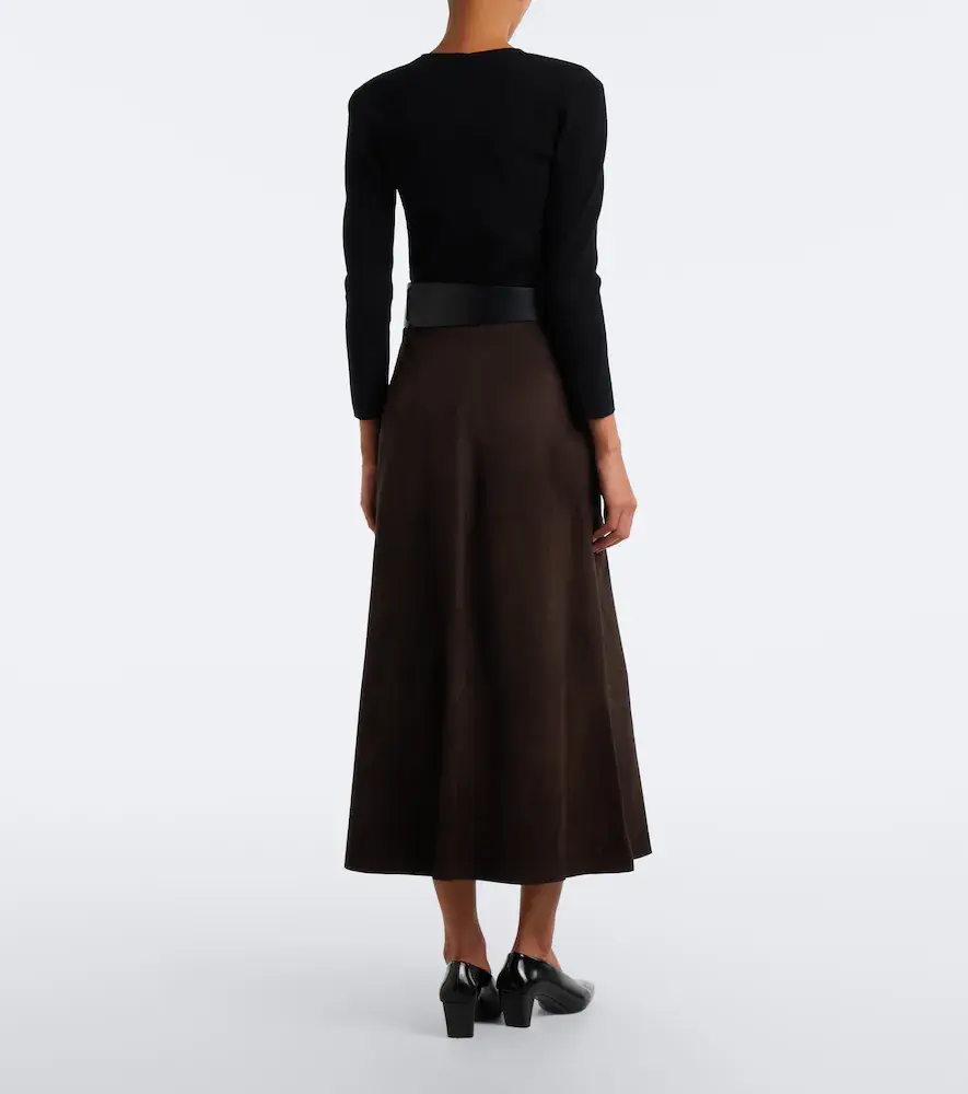 'S Max Mara 'S Max Mara Suede midi skirt | Thumbnail 2 'S Max Mara 'S Max Mara Suede midi skirt | Thumbnail 2