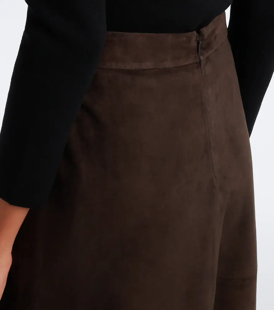 'S Max Mara 'S Max Mara Suede midi skirt | Thumbnail 6 'S Max Mara 'S Max Mara Suede midi skirt | Thumbnail 6