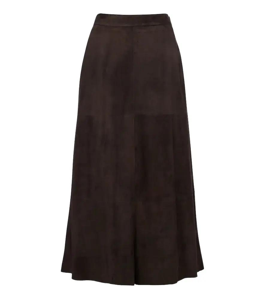 'S Max Mara 'S Max Mara Suede midi skirt