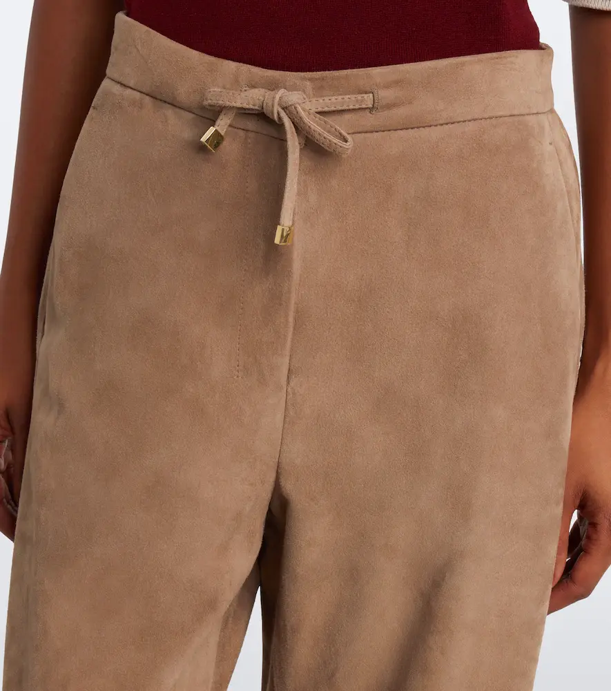 'S Max Mara 'S Max Mara Suede wide-leg pants | Thumbnail 3 'S Max Mara 'S Max Mara Suede wide-leg pants | Thumbnail 3