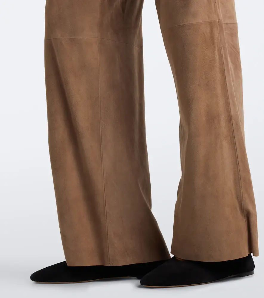 'S Max Mara 'S Max Mara Suede wide-leg pants | Thumbnail 5 'S Max Mara 'S Max Mara Suede wide-leg pants | Thumbnail 5