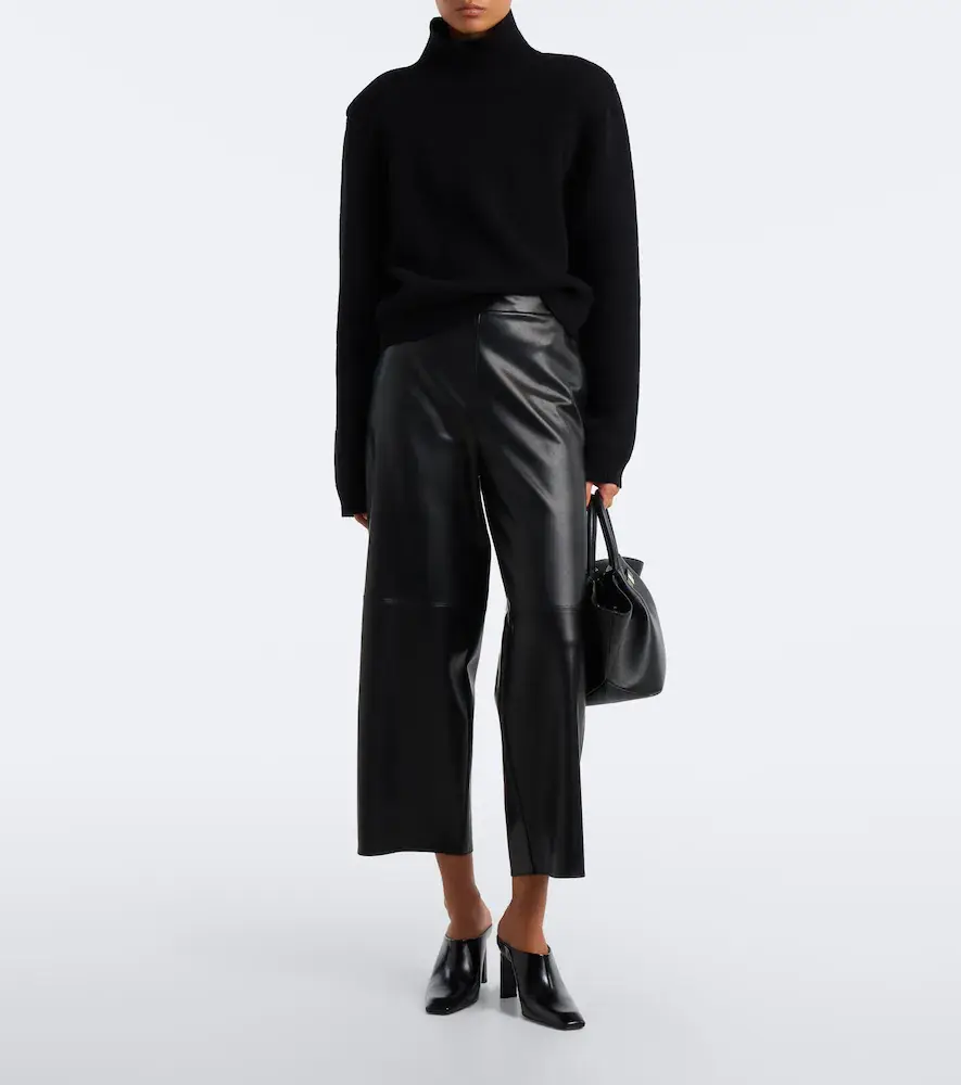 'S Max Mara 'S Max Mara Coated jersey straight pants | Thumbnail 3 'S Max Mara 'S Max Mara Coated jersey straight pants | Thumbnail 3