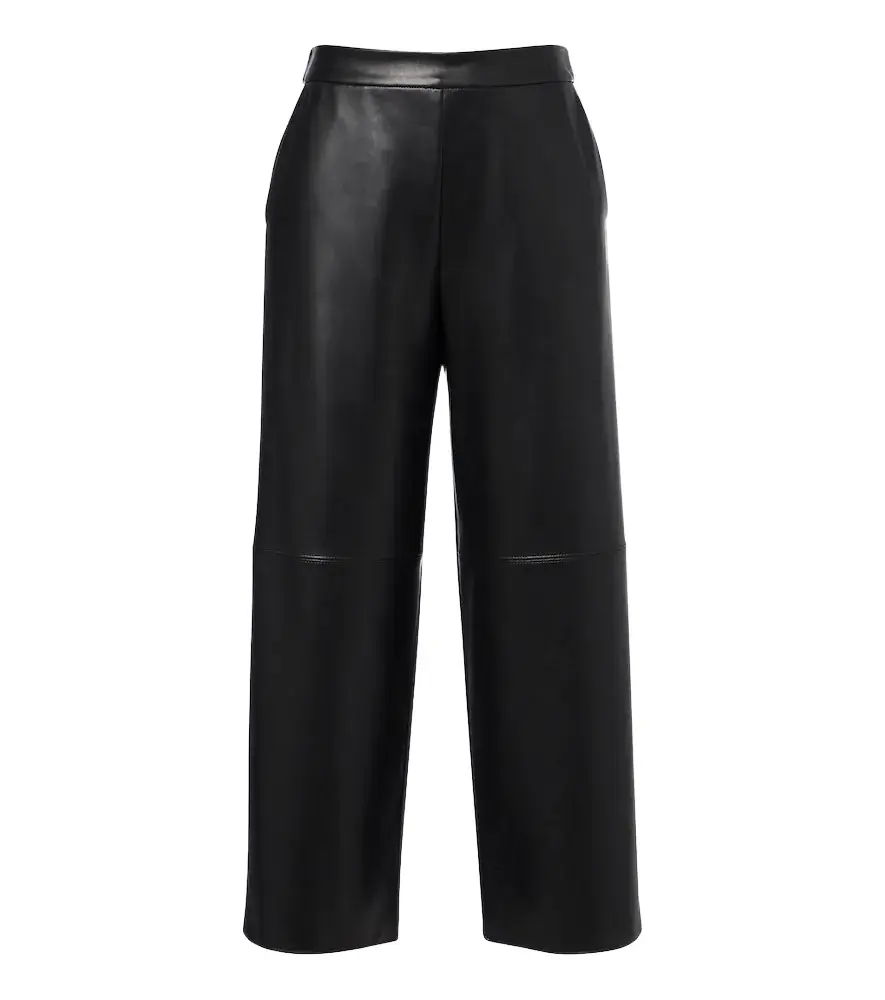 'S Max Mara 'S Max Mara Coated jersey straight pants