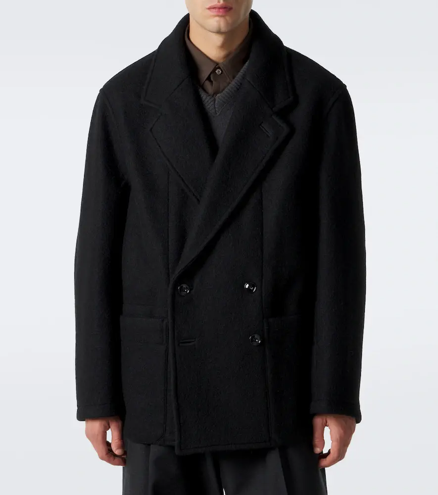 Lemaire Wool and alpaca peacoat | Thumbnail 3 Lemaire Wool and alpaca peacoat | Thumbnail 3