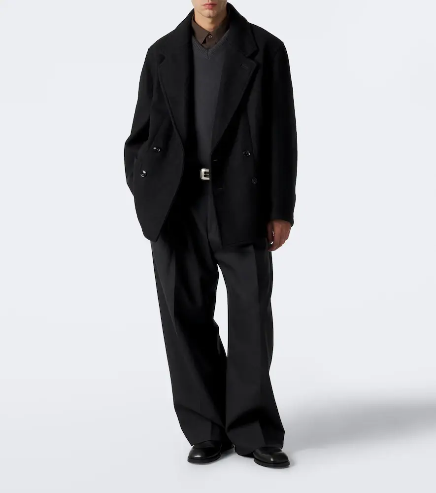 Lemaire Wool and alpaca peacoat | Thumbnail 5 Lemaire Wool and alpaca peacoat | Thumbnail 5