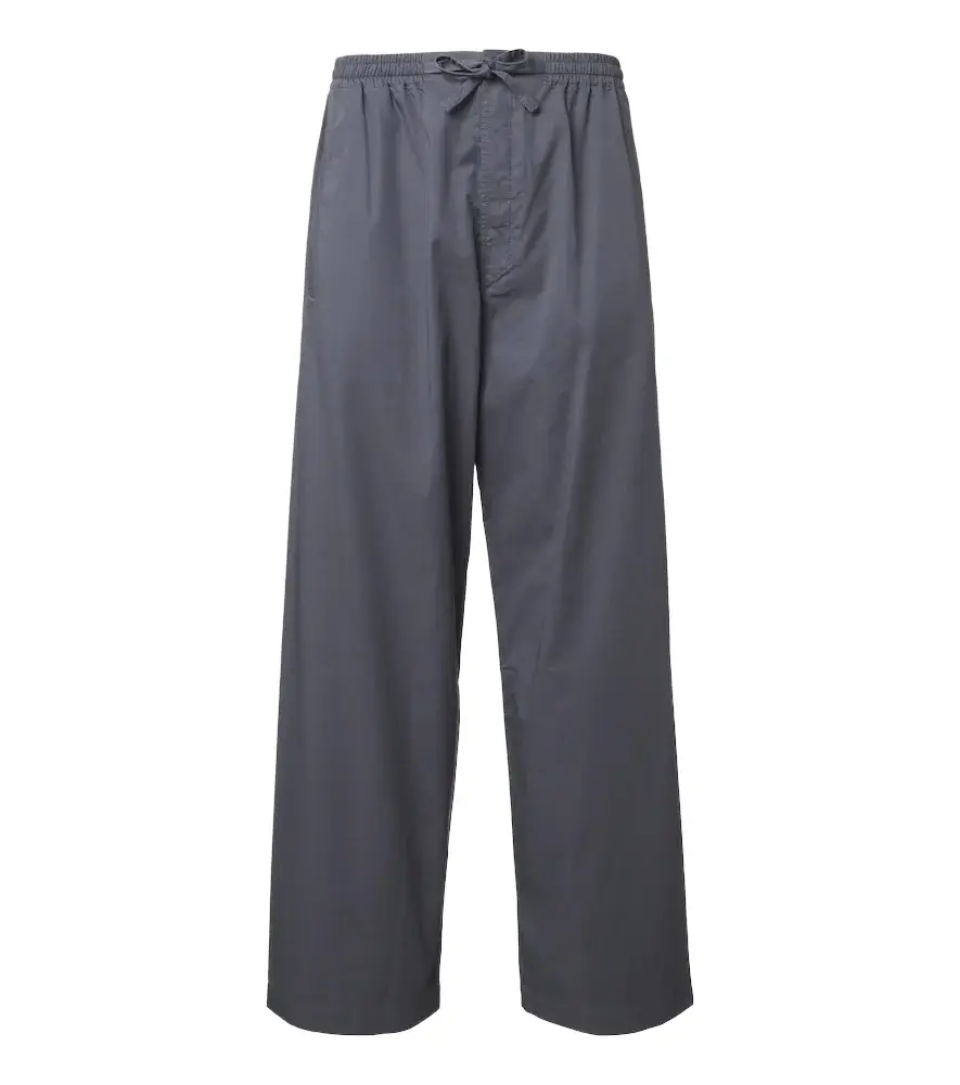 Lemaire Cotton twill wide-leg pants