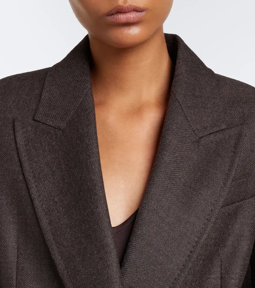 Max Mara Double-breasted virgin wool blazer | Thumbnail 6 Max Mara Double-breasted virgin wool blazer | Thumbnail 6