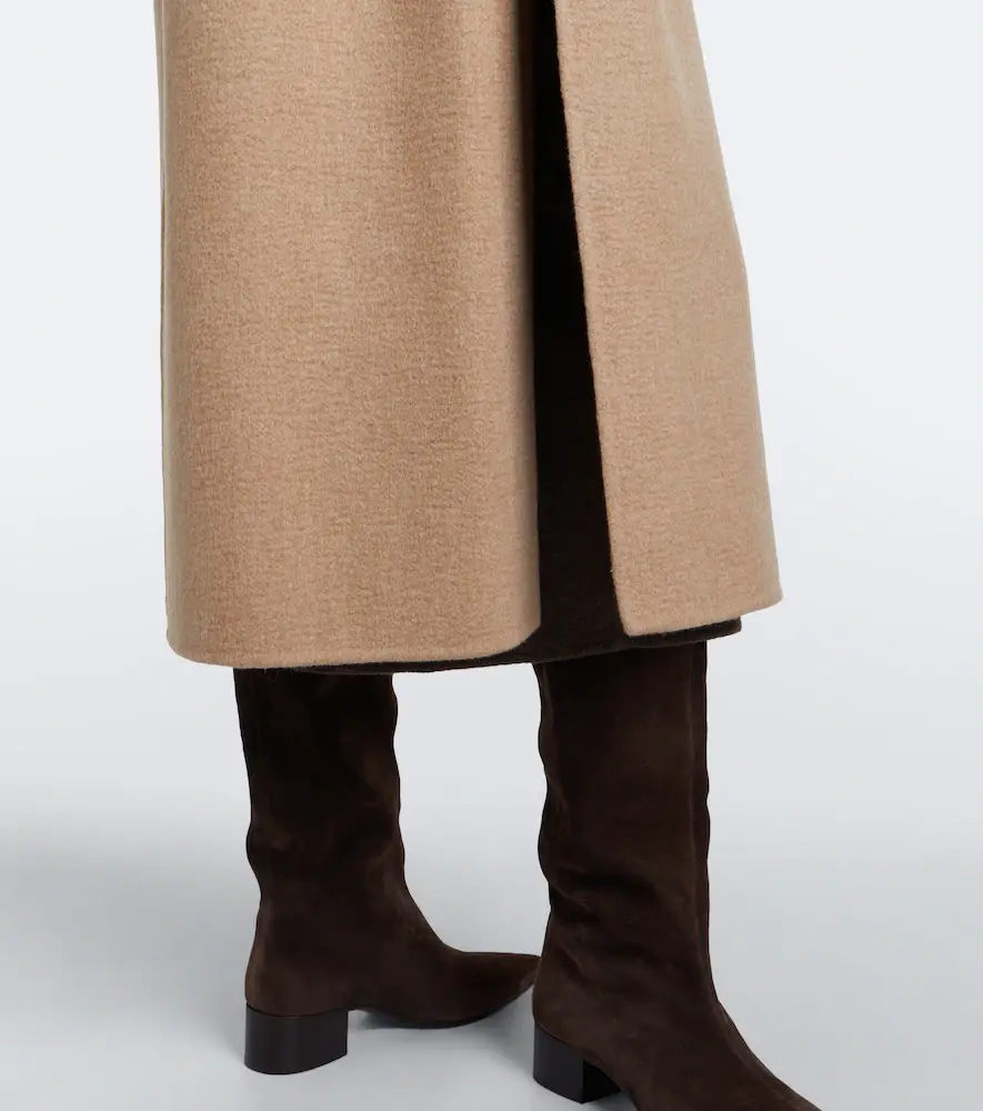 Max Mara Hooded camel hair and mohair coat | Thumbnail 4