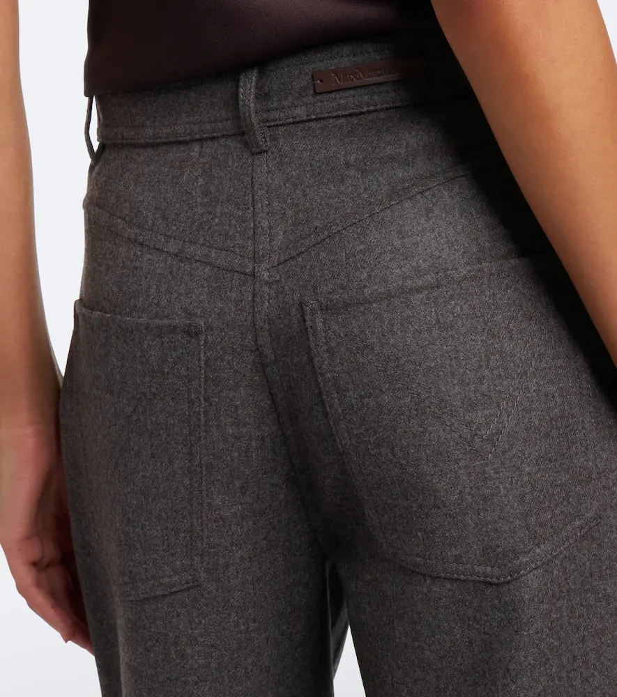 Max Mara Virgin wool wide-leg pants | Thumbnail 5 Max Mara Virgin wool wide-leg pants | Thumbnail 5