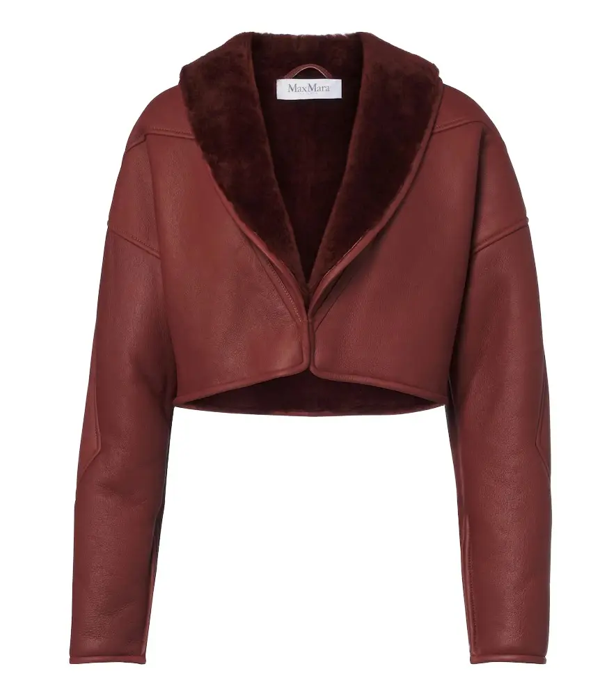 Cropped leather jacket Cropped leather jacket