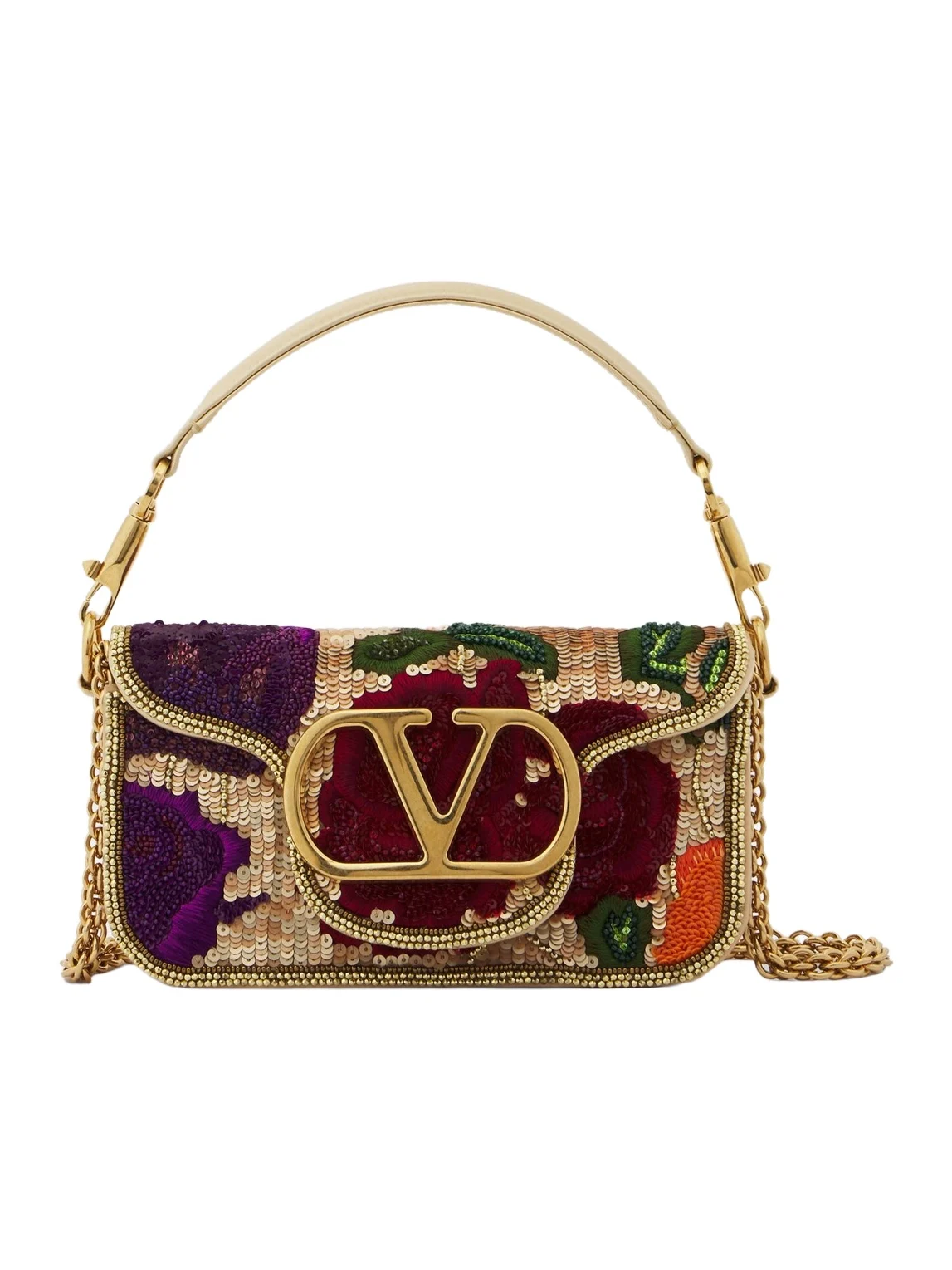 Valentino Garavani VSling Mini embellished top-handle bag