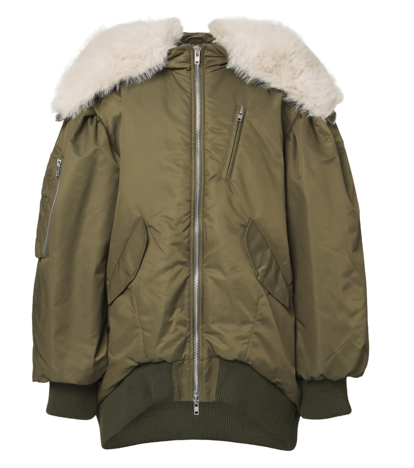 Oversized bomber jacket