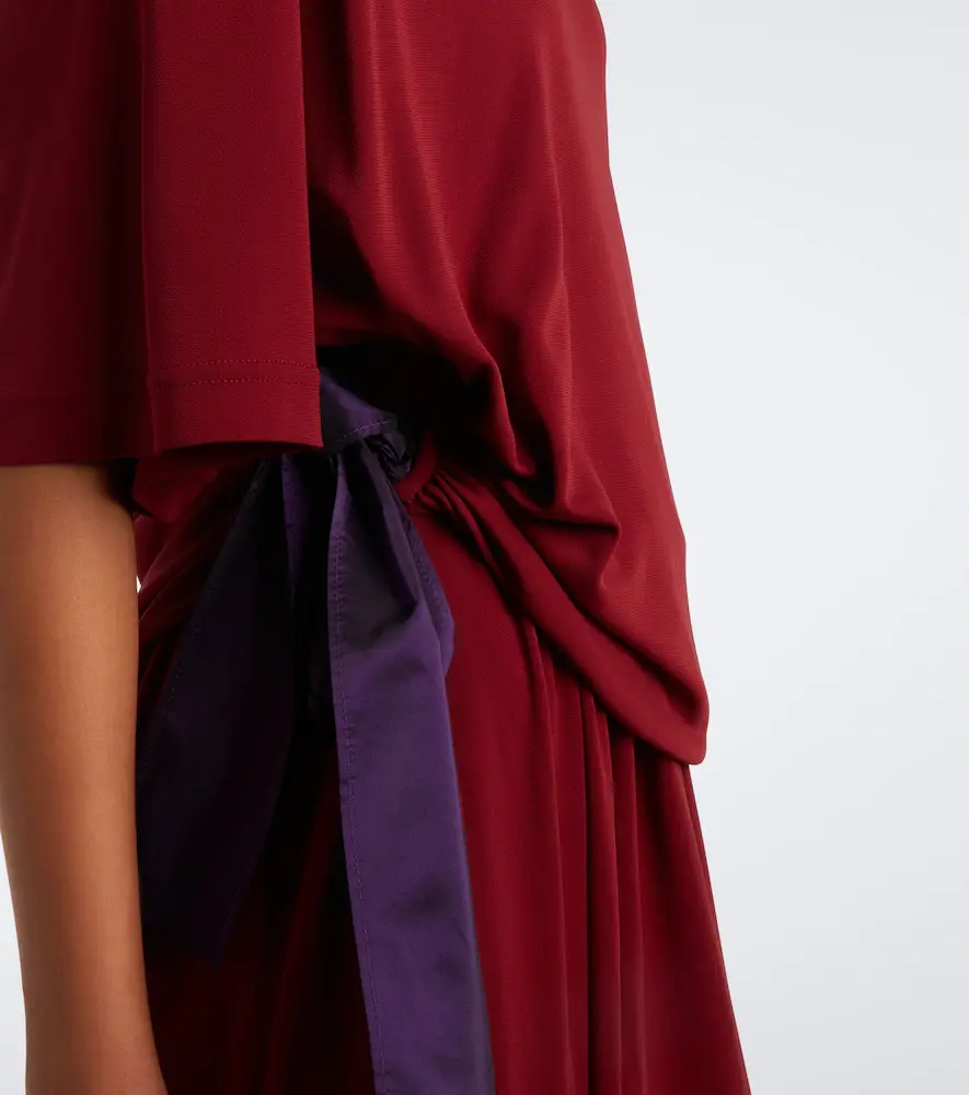 Balenciaga Bow-detail jersey T-shirt dress | Thumbnail 3