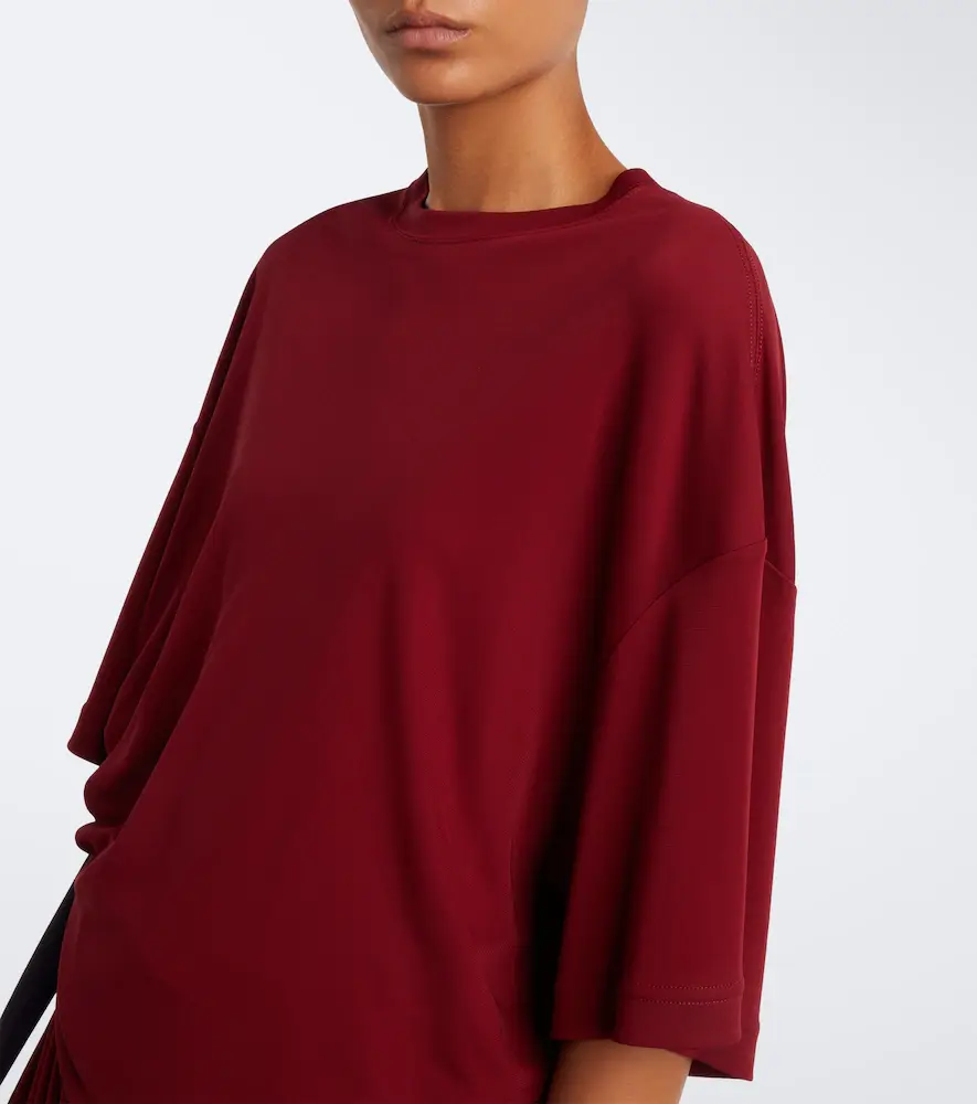 Balenciaga Bow-detail jersey T-shirt dress | Thumbnail 4