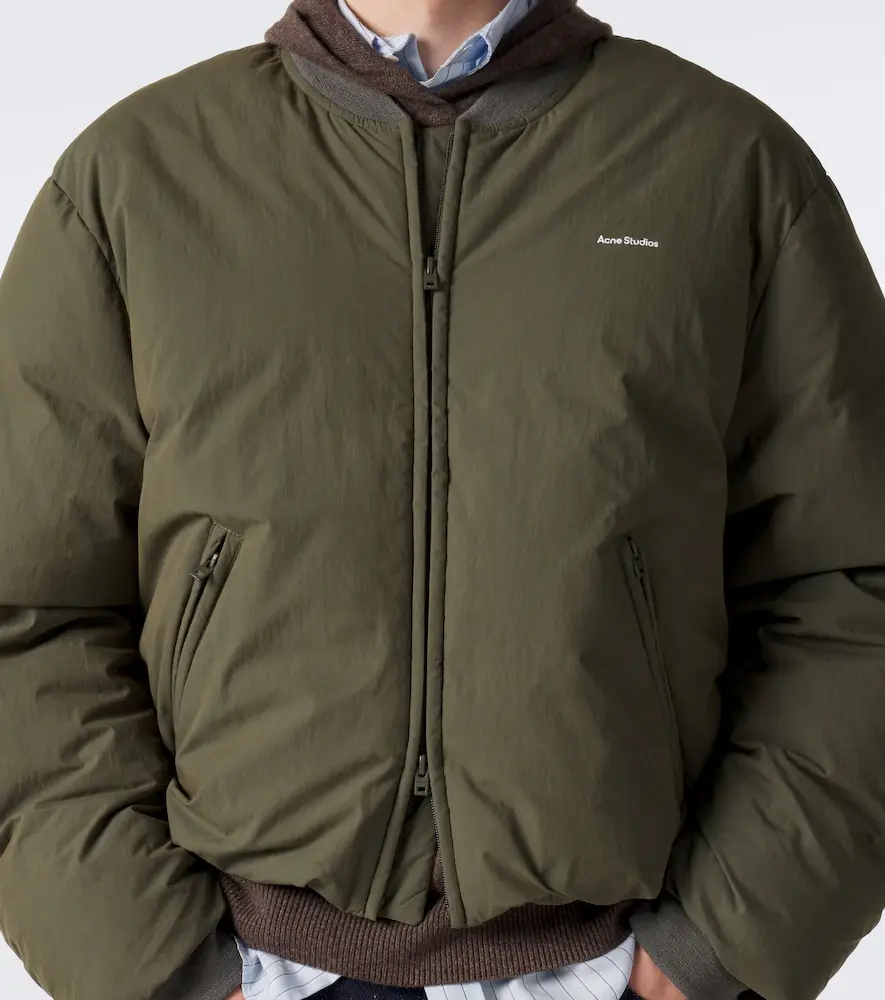 Acne Studios Cotton-blend poplin down bomber jacket | Thumbnail 3 Acne Studios Cotton-blend poplin down bomber jacket | Thumbnail 3