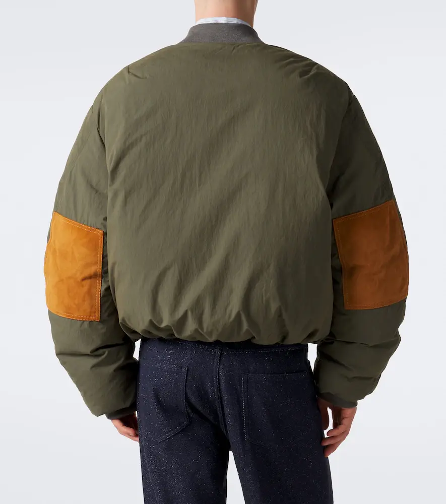 Acne Studios Cotton-blend poplin down bomber jacket | Thumbnail 4 Acne Studios Cotton-blend poplin down bomber jacket | Thumbnail 4