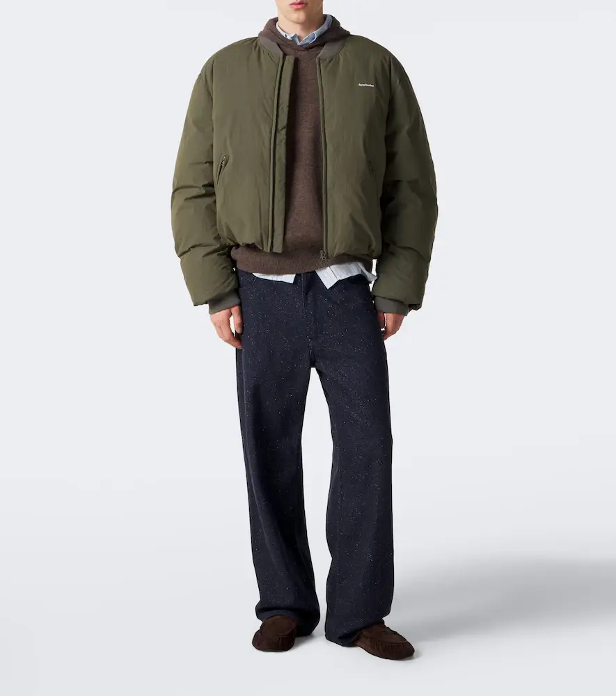 Acne Studios Cotton-blend poplin down bomber jacket | Thumbnail 5 Acne Studios Cotton-blend poplin down bomber jacket | Thumbnail 5