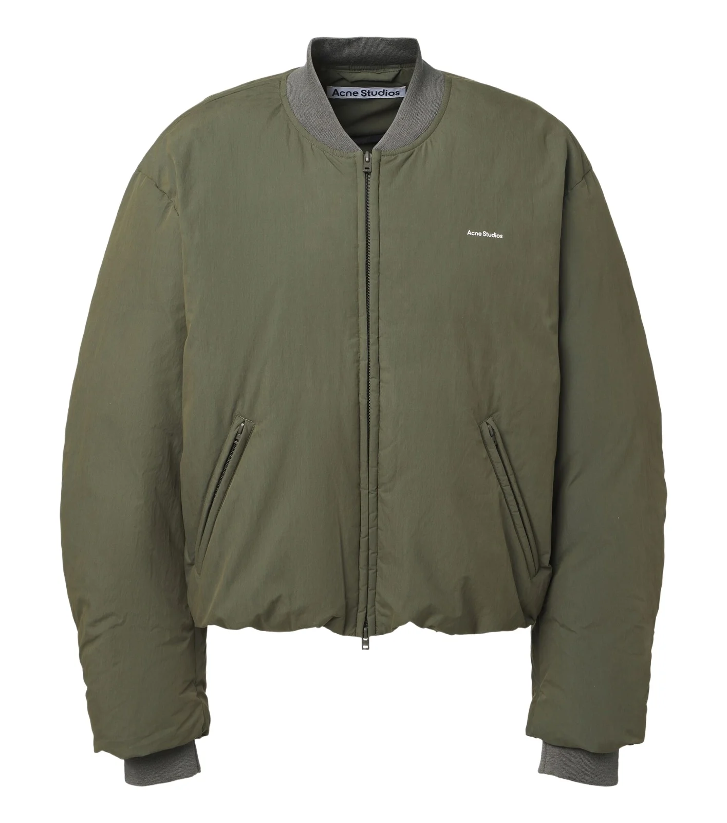 Acne Studios Cotton-blend poplin down bomber jacket