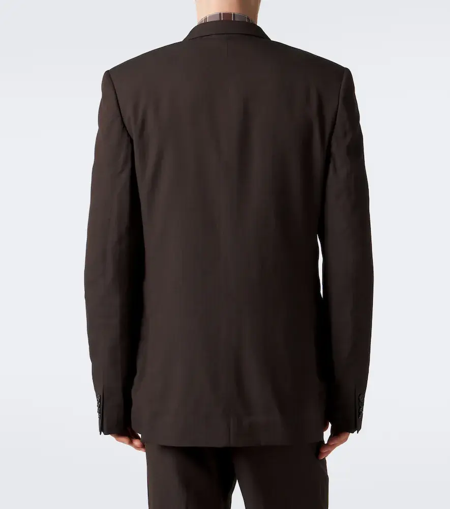 Acne Studios Pinstripe double-breasted blazer | Thumbnail 4