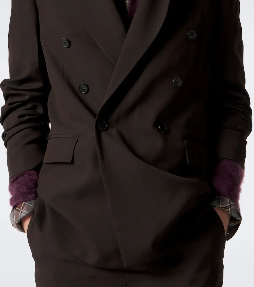 Acne Studios Pinstripe double-breasted blazer | Thumbnail 5