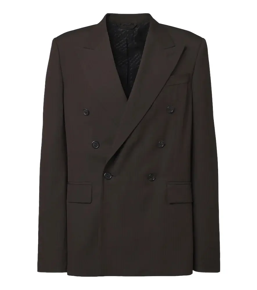 Acne Studios Pinstripe double-breasted blazer