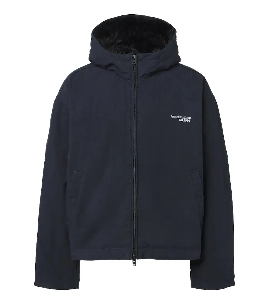 Hooded canvas jacket