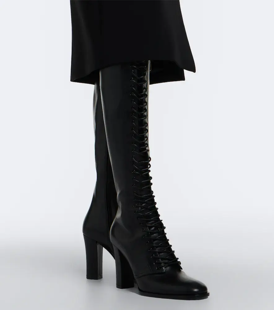 Dolce & Gabbana Leather knee-high boots | Thumbnail 5 Dolce & Gabbana Leather knee-high boots | Thumbnail 5