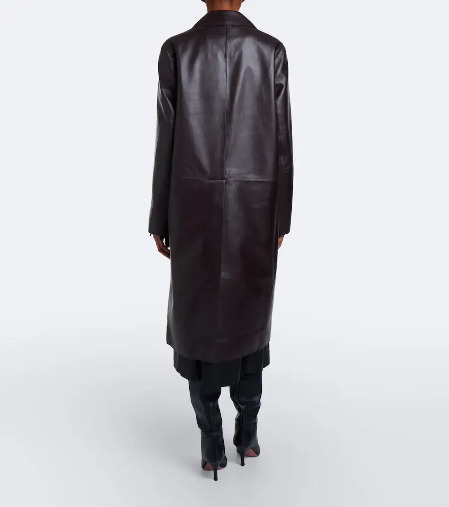 Joseph Riya leather midi skirt | Thumbnail 4 Joseph Riya leather midi skirt | Thumbnail 4