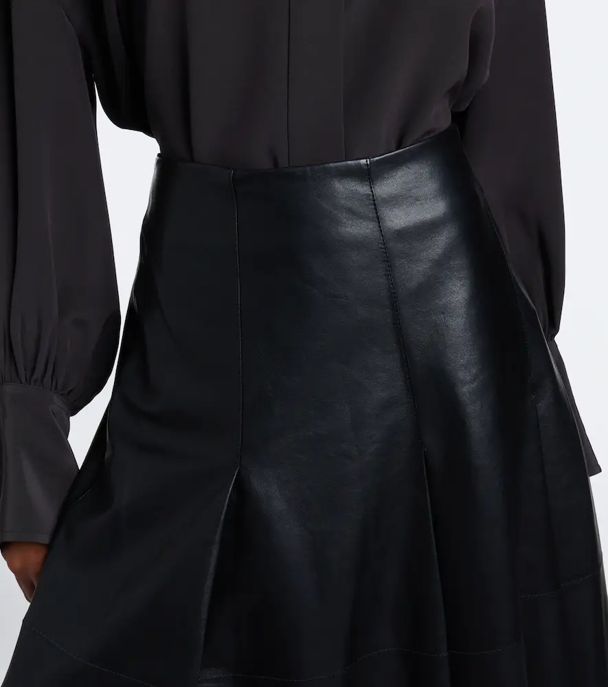 Joseph Riya leather midi skirt | Thumbnail 5 Joseph Riya leather midi skirt | Thumbnail 5