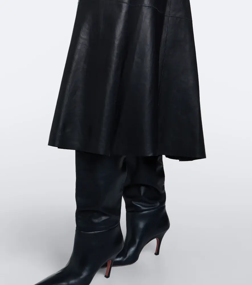 Joseph Riya leather midi skirt | Thumbnail 6 Joseph Riya leather midi skirt | Thumbnail 6
