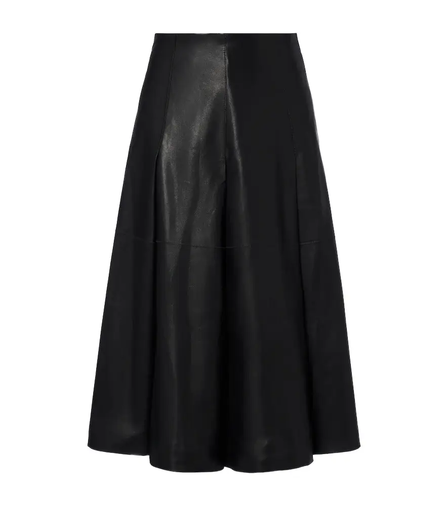 Riya leather midi skirt Riya leather midi skirt