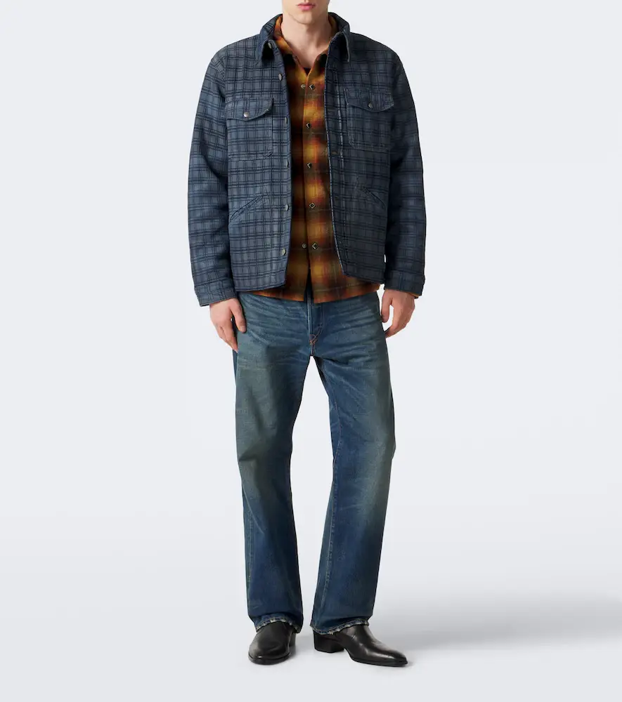 RRL Jacquard plaid denim jacket | Thumbnail 5 RRL Jacquard plaid denim jacket | Thumbnail 5
