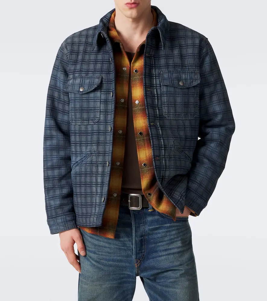 RRL Jacquard plaid denim jacket | Thumbnail 6 RRL Jacquard plaid denim jacket | Thumbnail 6