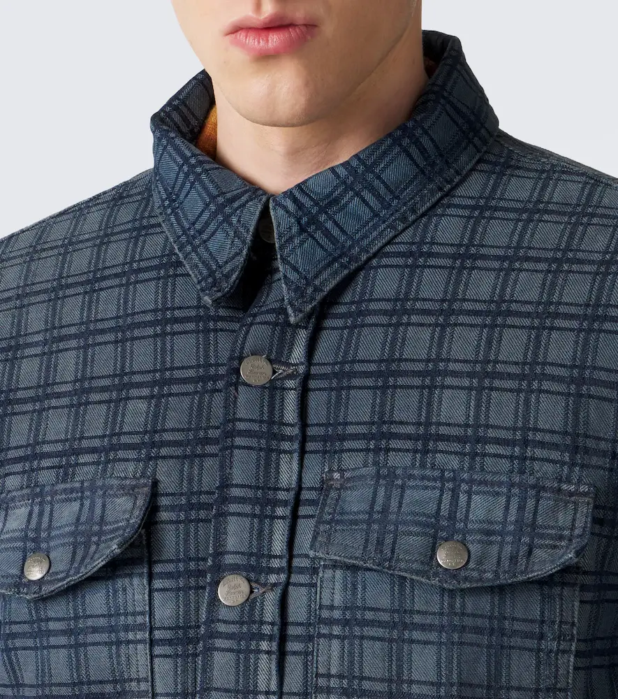 RRL Jacquard plaid denim jacket | Thumbnail 7 RRL Jacquard plaid denim jacket | Thumbnail 7