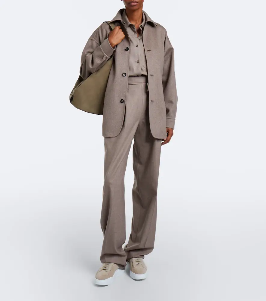 Max Mara Shearling-lined suede low-top sneakers | Thumbnail 6 Max Mara Shearling-lined suede low-top sneakers | Thumbnail 6