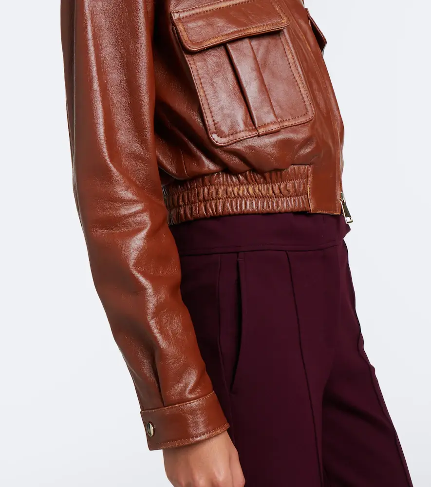 Dorothee Schumacher First Love shearling-trimmed leather jacket | Thumbnail 6 Dorothee Schumacher First Love shearling-trimmed leather jacket | Thumbnail 6