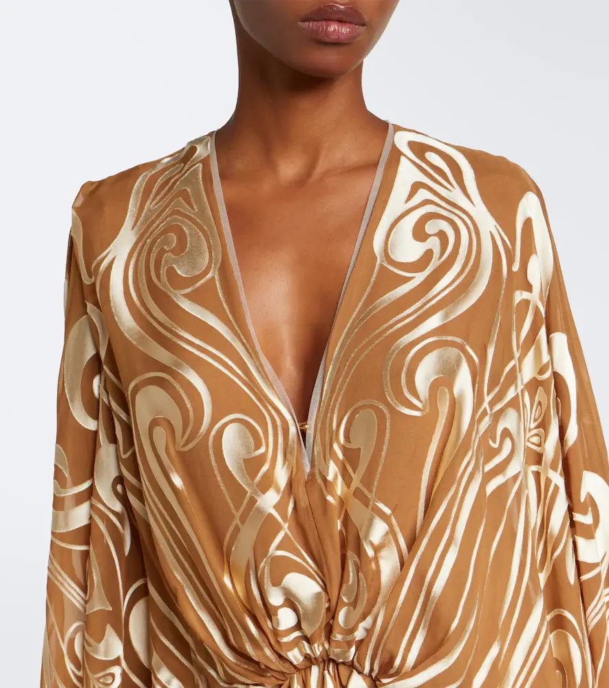 Zimmermann Momentum Burnout Bubble printed silk gown | Thumbnail 3 Zimmermann Momentum Burnout Bubble printed silk gown | Thumbnail 3