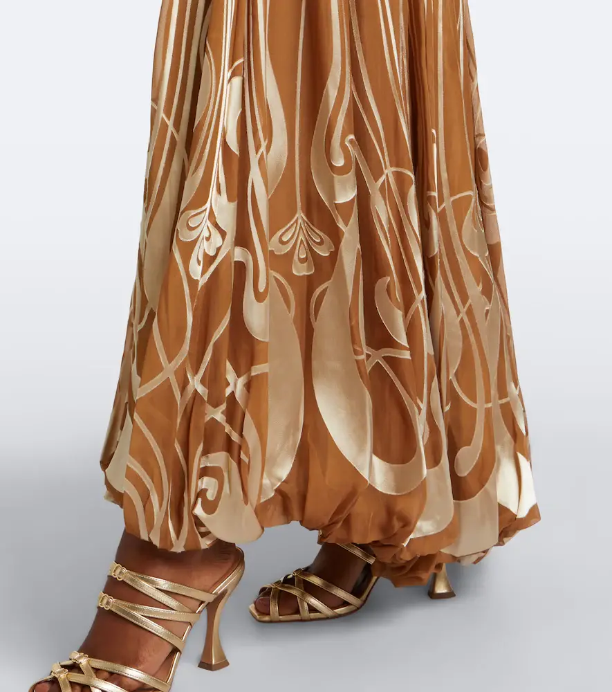 Zimmermann Momentum Burnout Bubble printed silk gown | Thumbnail 4 Zimmermann Momentum Burnout Bubble printed silk gown | Thumbnail 4