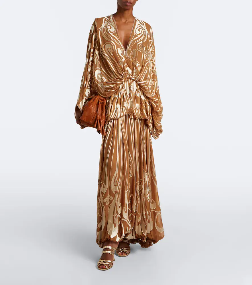 Zimmermann Momentum Burnout Bubble printed silk gown | Thumbnail 5 Zimmermann Momentum Burnout Bubble printed silk gown | Thumbnail 5