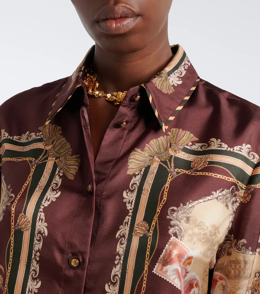 Zimmermann Valiant printed silk twill shirt | Thumbnail 4 Zimmermann Valiant printed silk twill shirt | Thumbnail 4