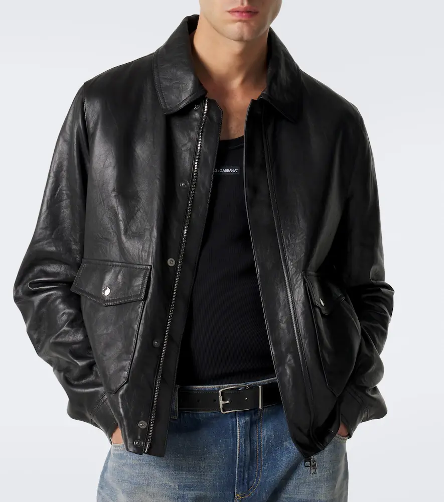 Dolce & Gabbana Leather jacket | Thumbnail 8 Dolce & Gabbana Leather jacket | Thumbnail 8