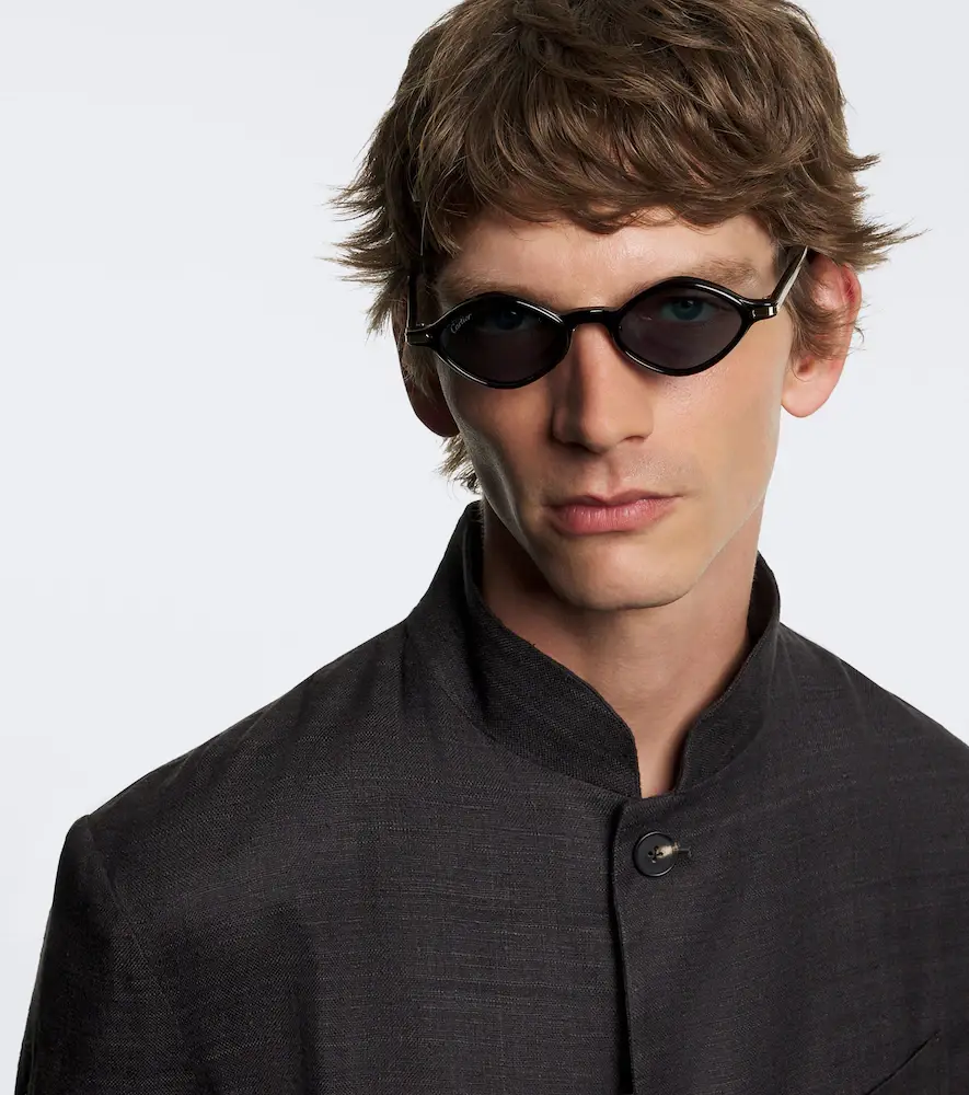 Cartier Eyewear Collection Première De Cartier oval sunglasses | Thumbnail 3