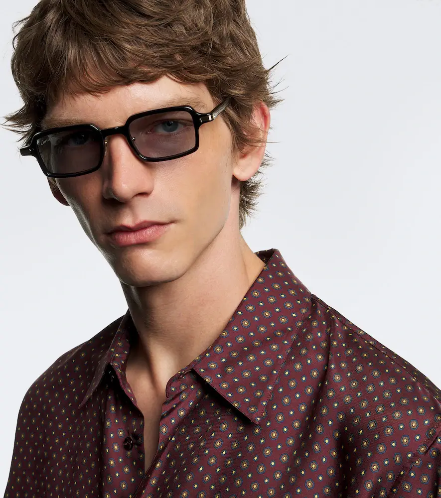 Cartier Eyewear Collection Première De Cartier rectangular sunglasses | Thumbnail 3