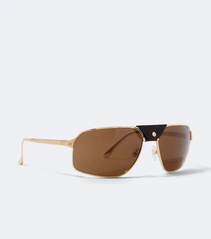 Cartier Eyewear Collection Santos De Cartier aviator sunglasses | Thumbnail 4 Cartier Eyewear Collection Santos De Cartier aviator sunglasses | Thumbnail 4