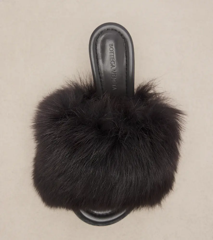 Bottega Veneta Cherry shearling mules | Thumbnail 2 Bottega Veneta Cherry shearling mules | Thumbnail 2