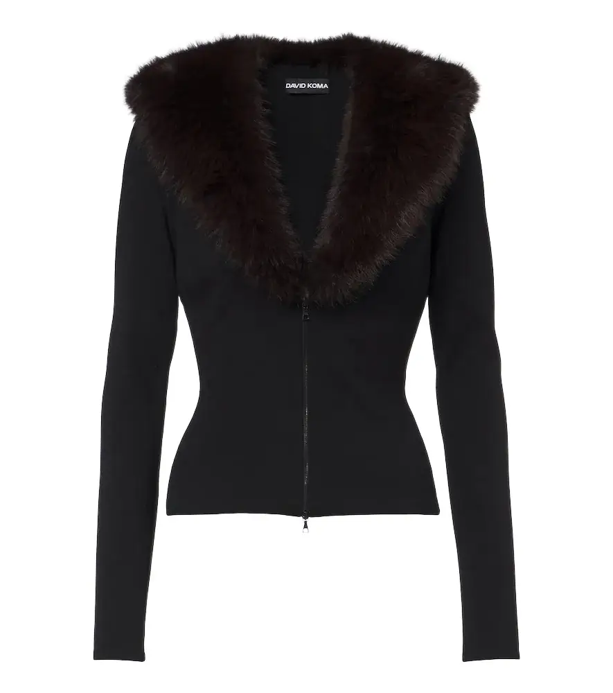 David Koma Knitted cardigan