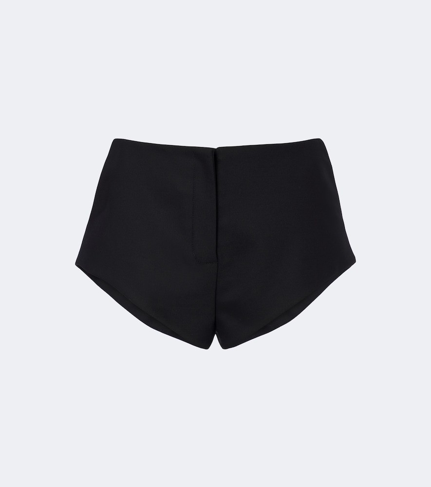 David Koma Wool-blend shorts