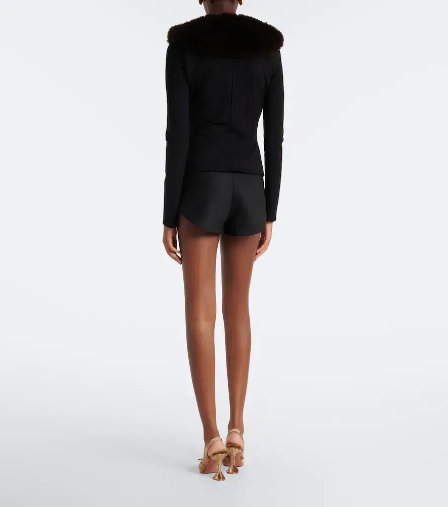 David Koma Wool-blend shorts | Thumbnail 2