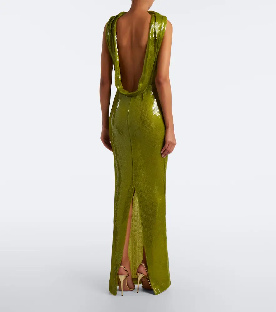 Retrofête Retrofête Liela sequined gown | Thumbnail 2 Retrofête Retrofête Liela sequined gown | Thumbnail 2