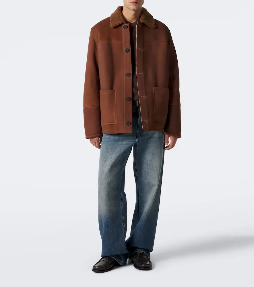 ARMA Rickson shearling-trimmed leather jacket | Thumbnail 3 ARMA Rickson shearling-trimmed leather jacket | Thumbnail 3
